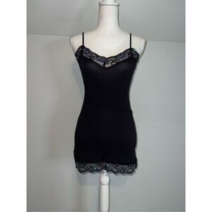 RUE 21 Black Long Waisted Camisole LARGE